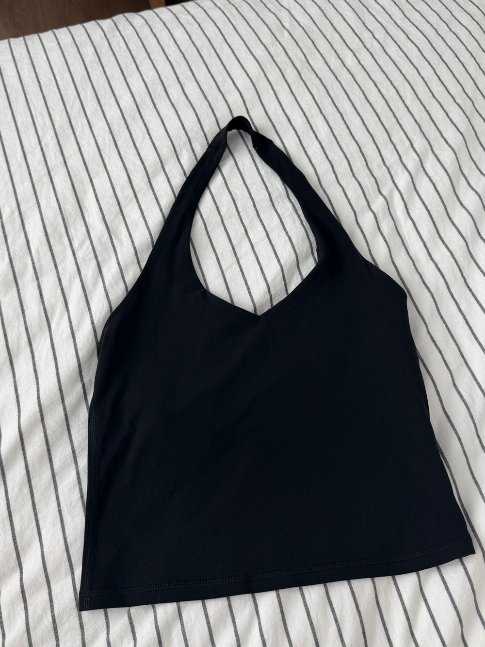 Golden butter halter top